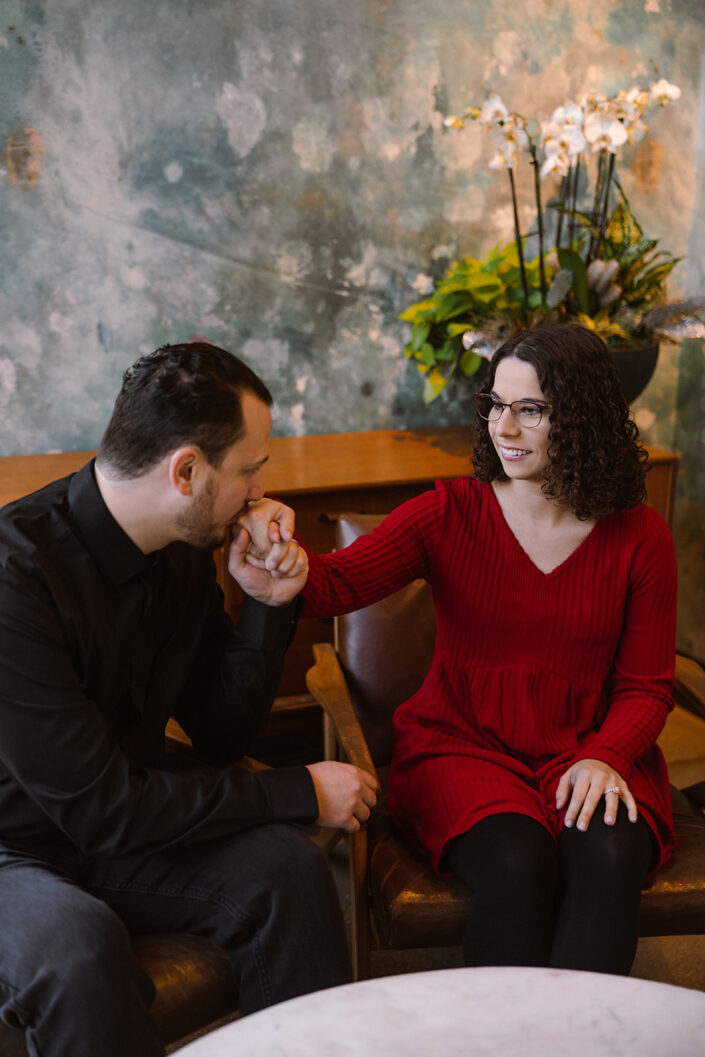 Christmas couple session