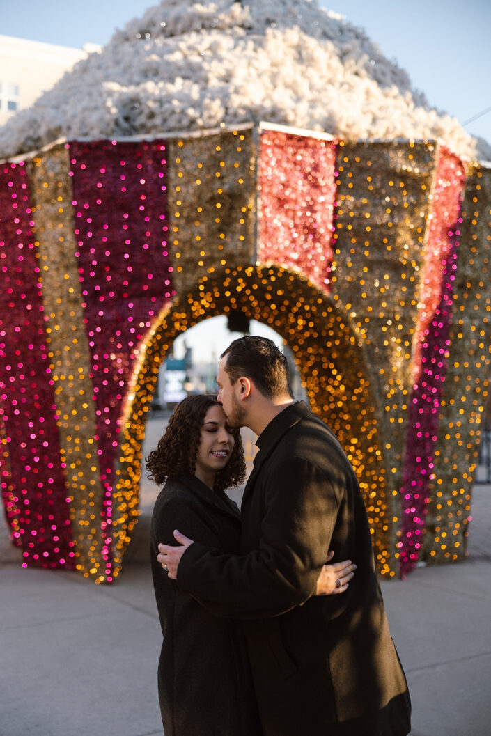 Christmas couple session