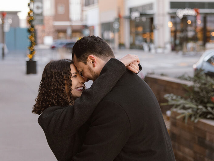 Cozy holiday couple session