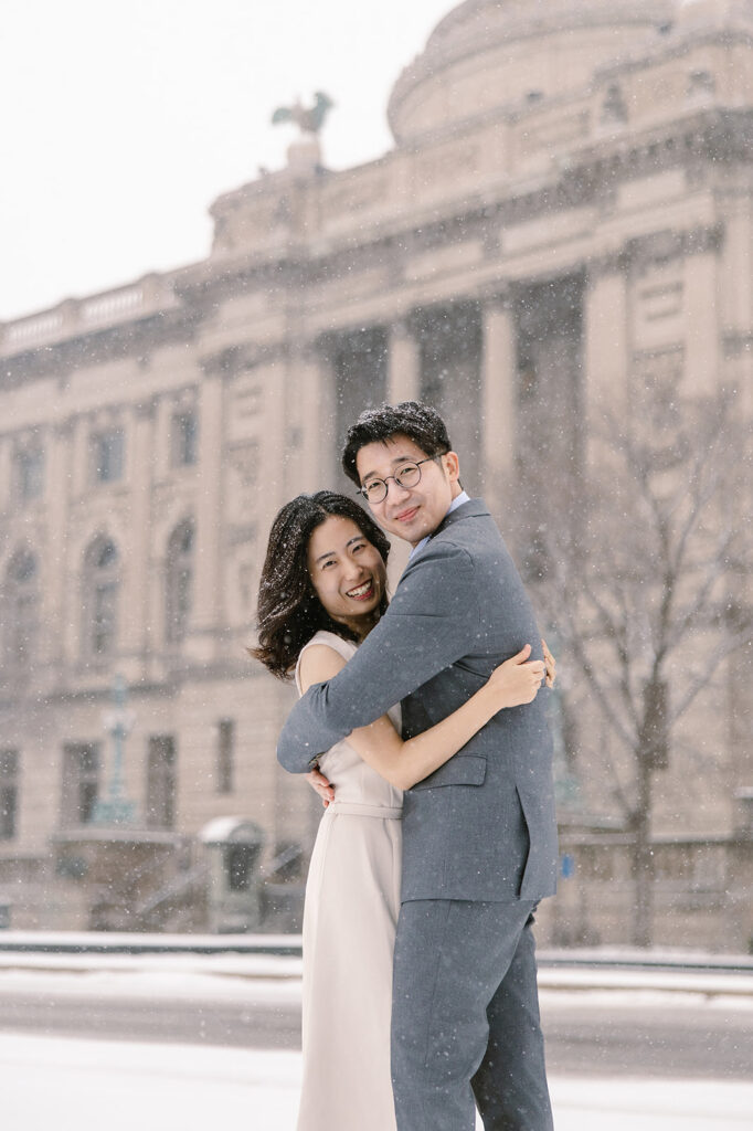 Milwaukee Central Library Couple Session