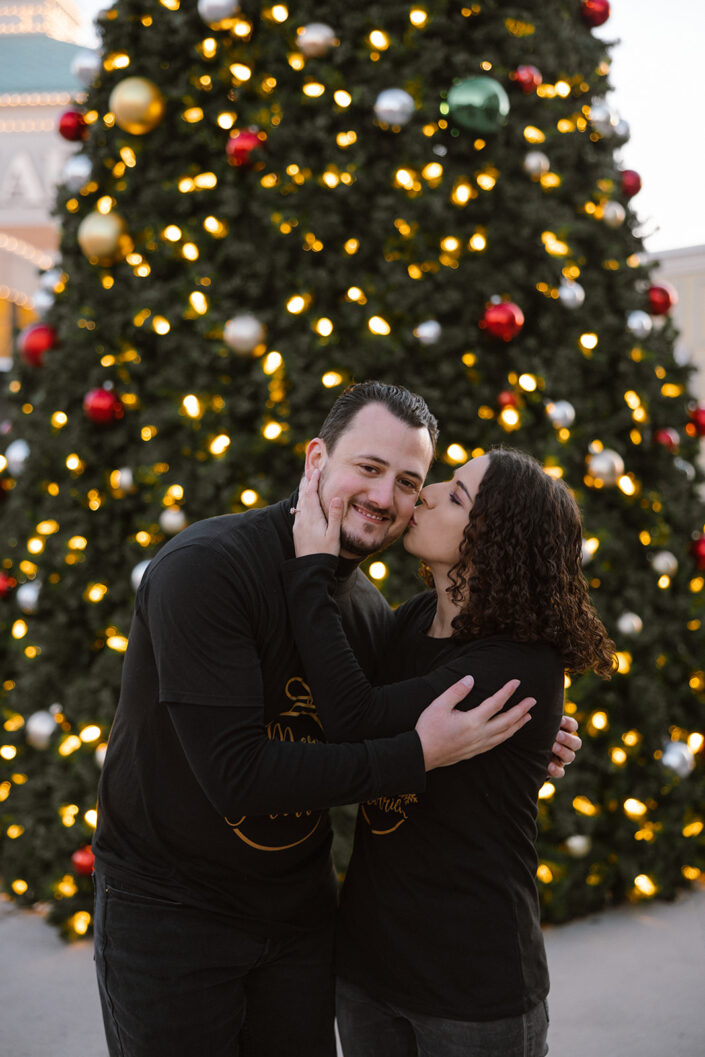 Christmas couple session
