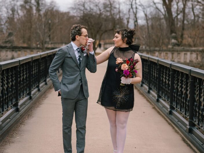 Moody March Elopement at Lake Park, Milwaukee