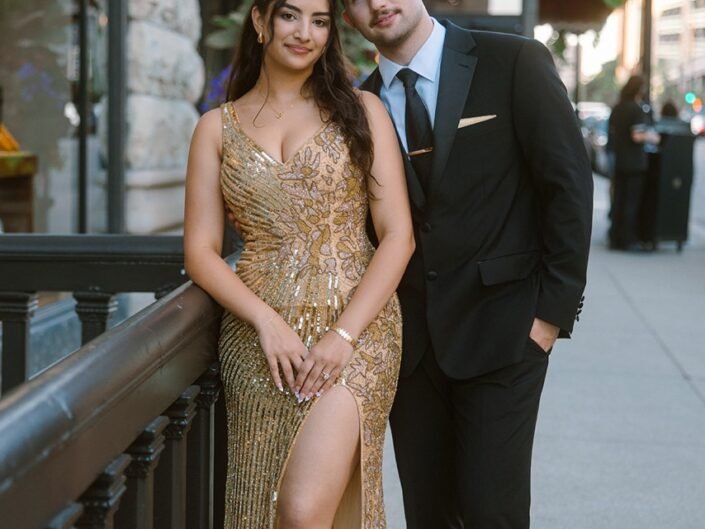 Olivia & Egor’s Engagement Party at The Pfister in Milwaukee