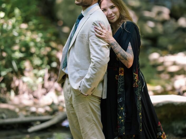 Adam and Claire’s intimate elopement at Seven Bridges in Milwaukee, WI